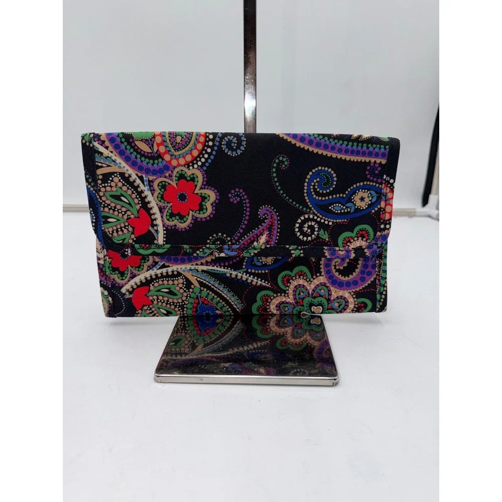 Vera Bradley Kiev Paisley Brush Organizer Makeup Case Travel Bag 19812-646